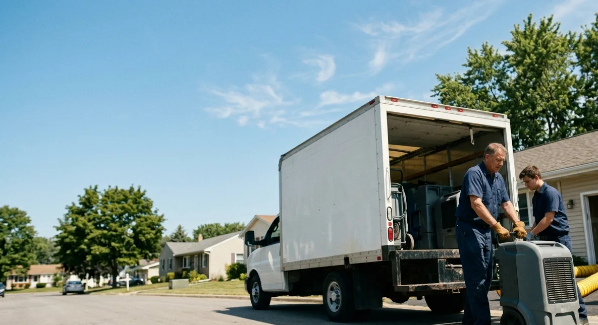 Water Damage Cleanup in Middlefield, OH near me